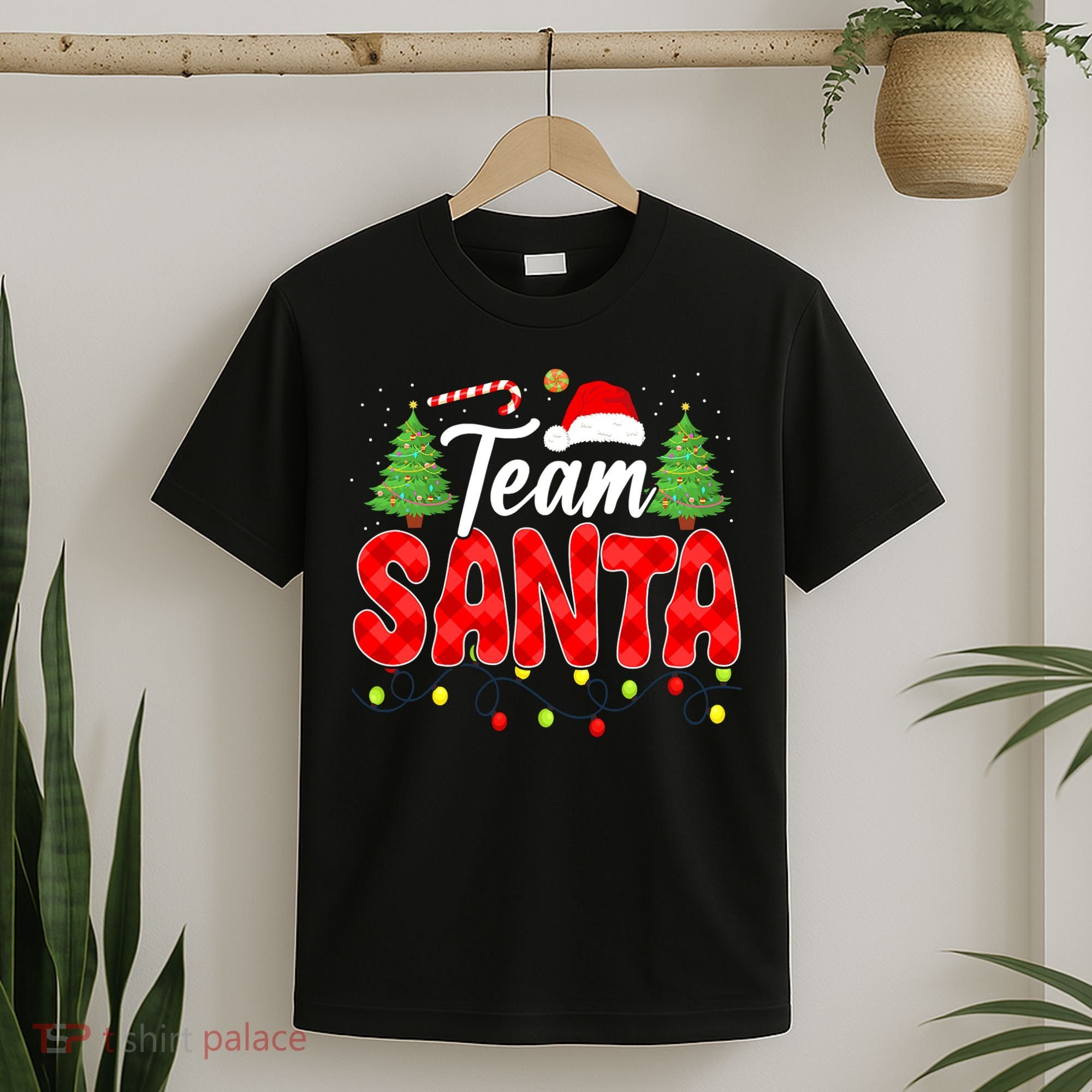 Team Santa Family Group Matching Christmas Pajama Party T-Shirt