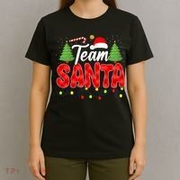Team Santa Family Group Matching Christmas Pajama Party T-Shirt thumb 4