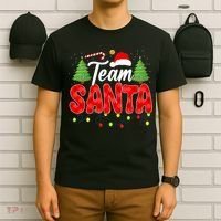 Team Santa Family Group Matching Christmas Pajama Party T-Shirt thumb 6