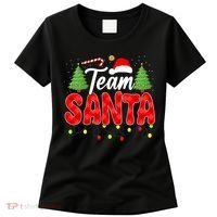 Team Santa Family Group Matching Christmas Pajama Party Women's T-Shirt thumb 0