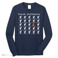Telemark Skiing Free your Heel Think Different Ski Long Sleeve Shirt thumb 0