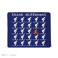 Telemark Skiing Free your Heel Think Different Ski Mousepad thumb 0