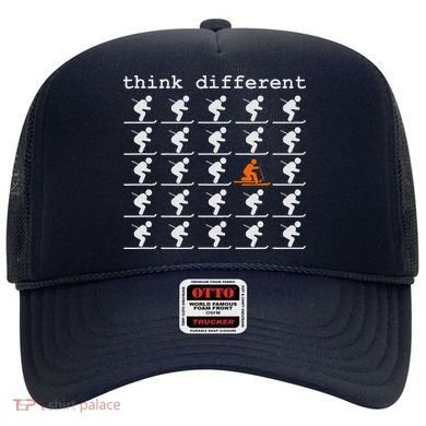 Telemark Skiing Free your Heel Think Different Ski Hat
