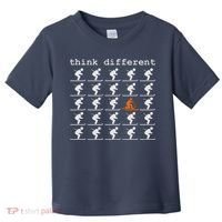 Telemark Skiing Free your Heel Think Different Ski Toddler T-Shirt thumb 0