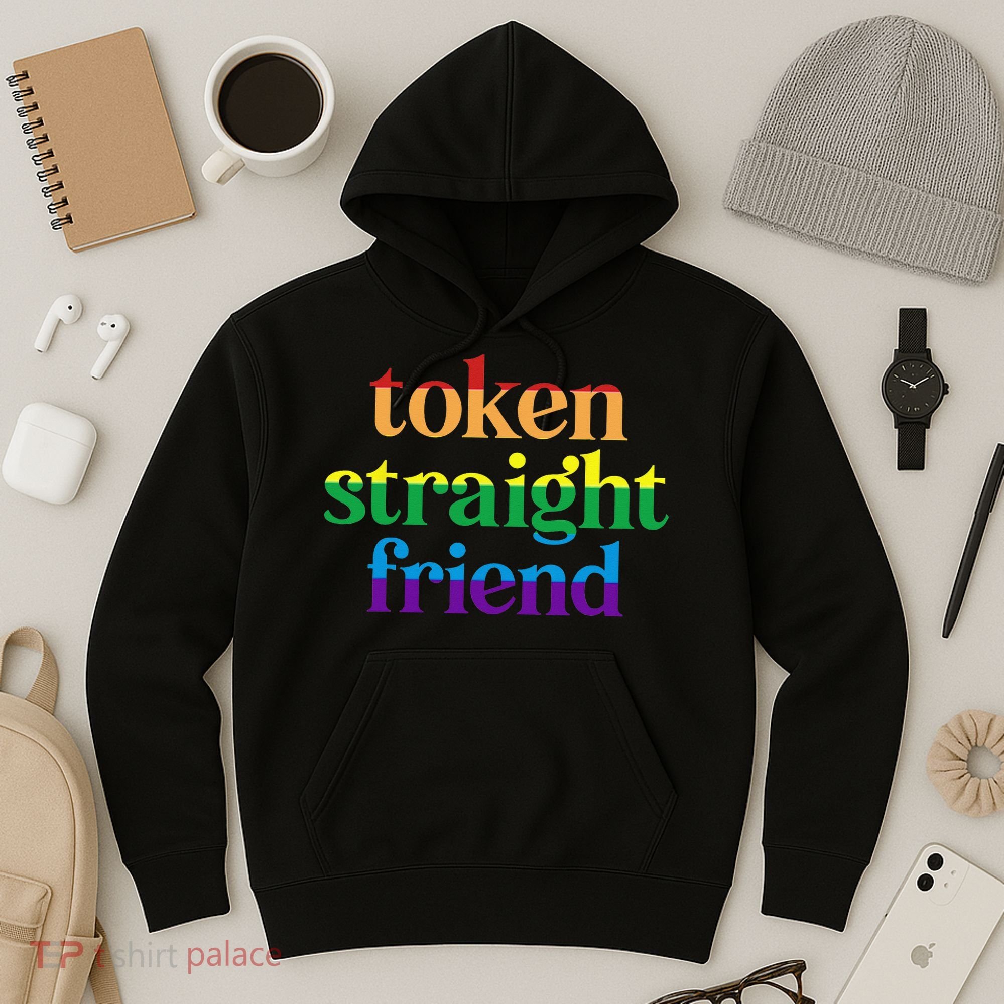 Token Straight Friend Hoodie