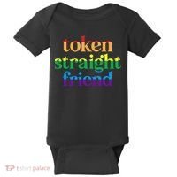Token Straight Friend Baby Bodysuit thumb 0