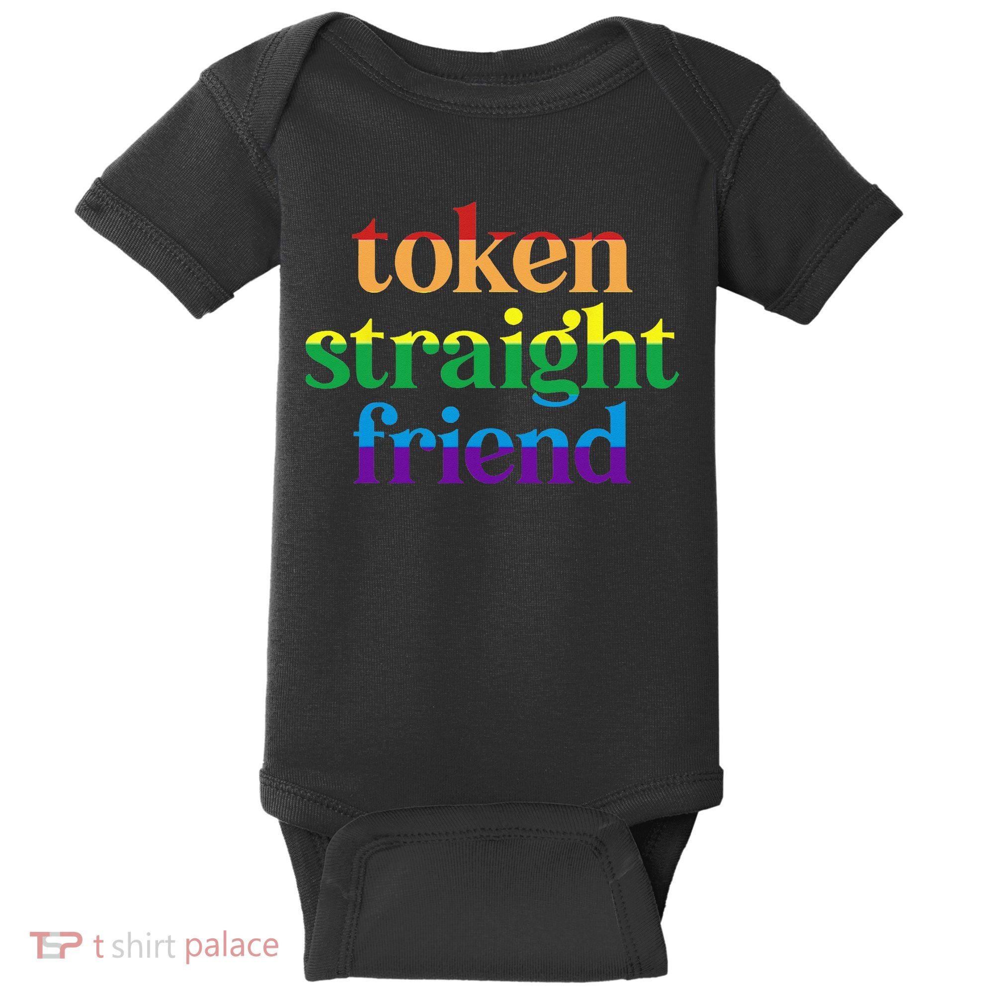 Token Straight Friend Baby Bodysuit