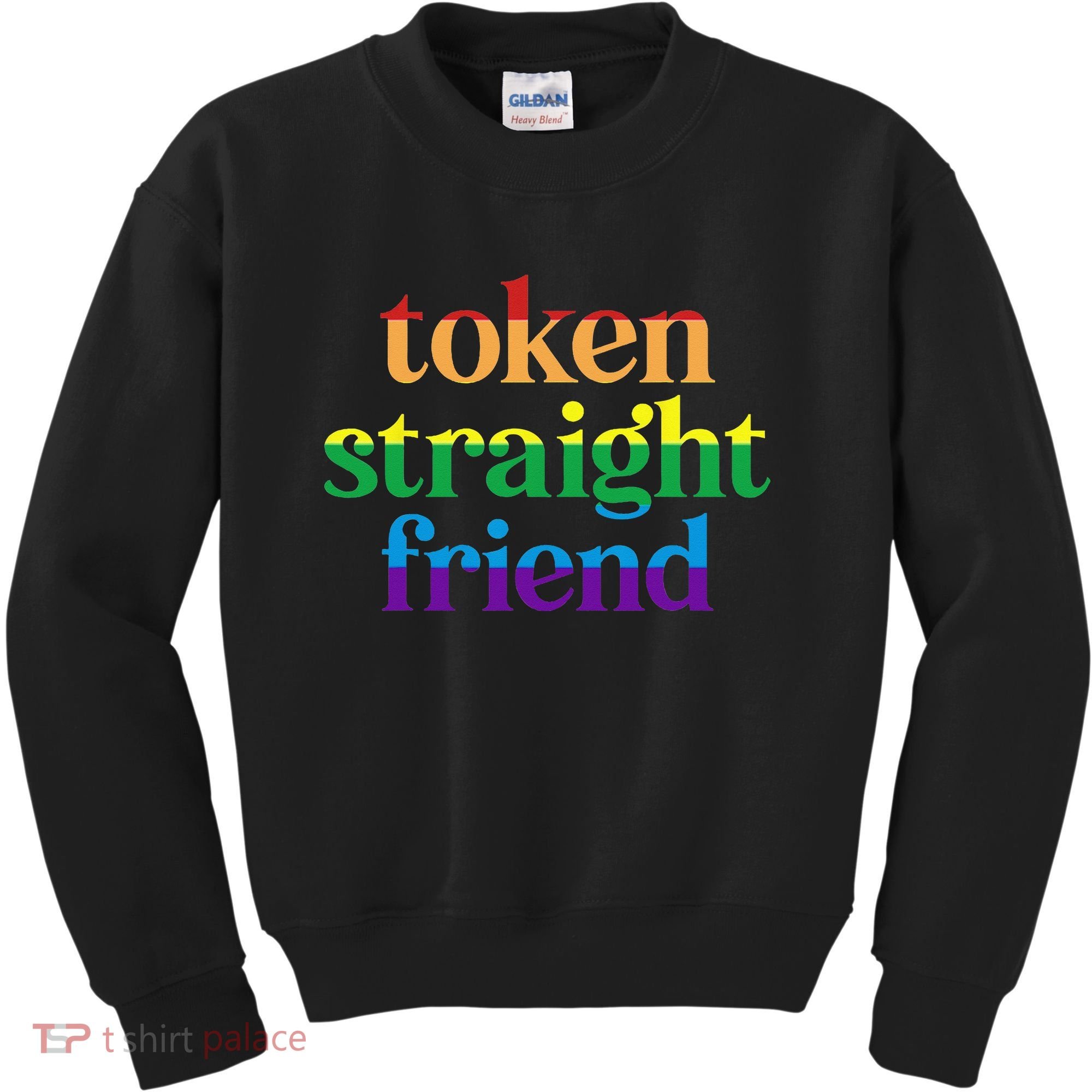 Token Straight Friend Kids Sweatshirt