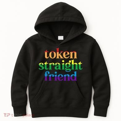 Token Straight Friend Kids Hoodie
