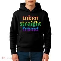 Token Straight Friend Kids Hoodie thumb 4