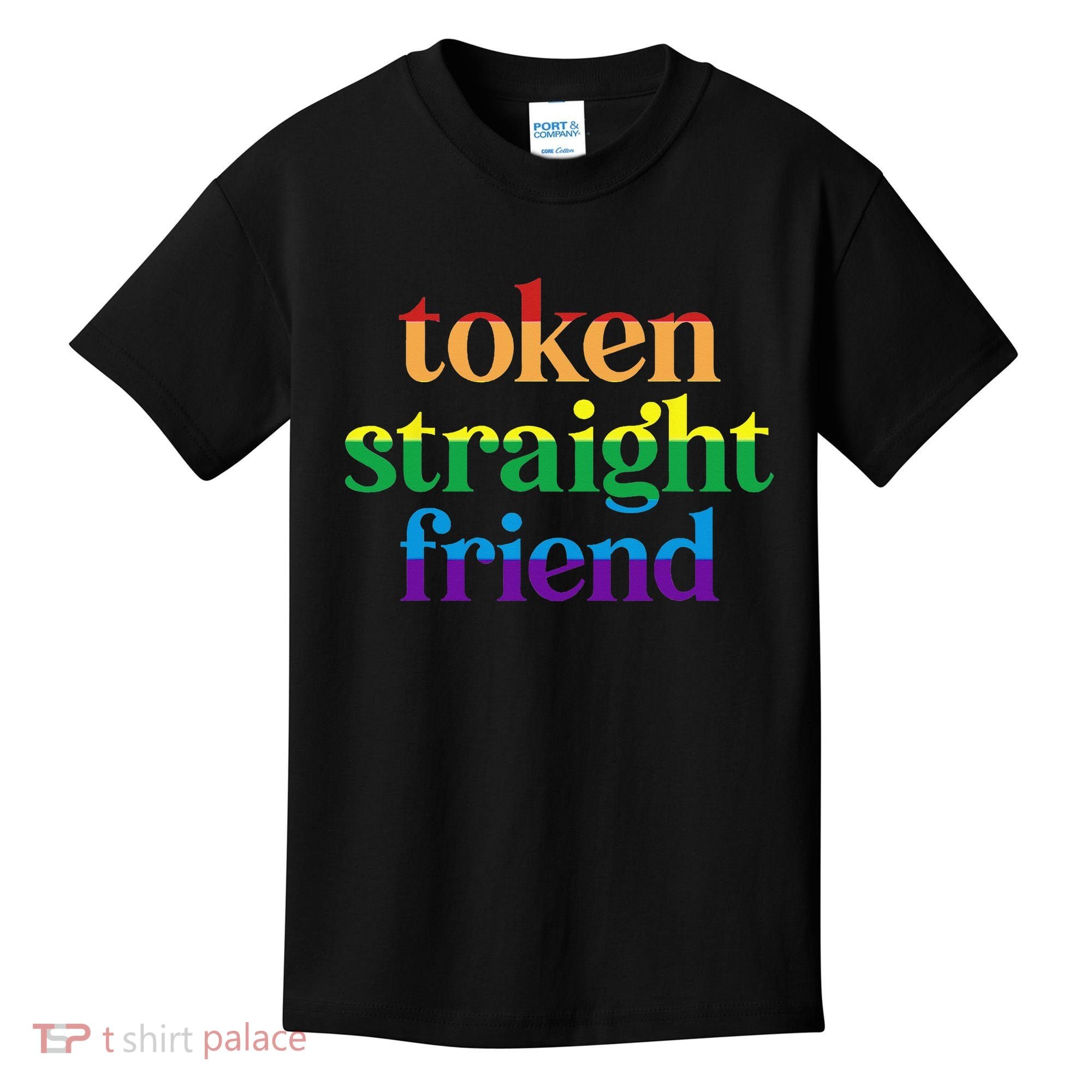 Token Straight Friend Kids T-Shirt