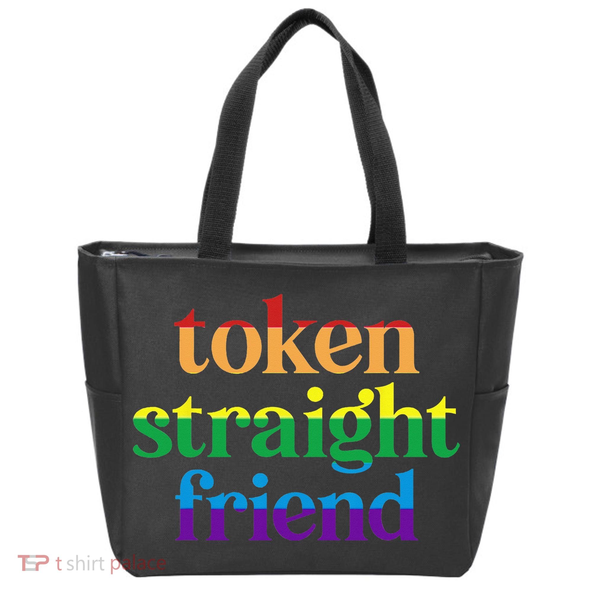 Token Straight Friend Tote Bag