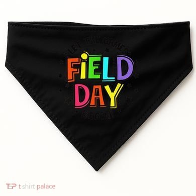 Teacher Student Field Day Let The Games Begin Field Day USA-Made Doggie Bandana