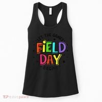 Teacher Student Field Day Let The Games Begin Field Day Women's Tank Top thumb 0