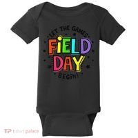 Teacher Student Field Day Let The Games Begin Field Day Baby Bodysuit thumb 0