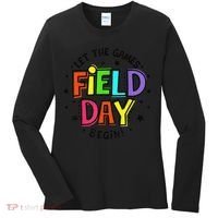 Teacher Student Field Day Let The Games Begin Field Day Women's Long Sleeve Shirt thumb 0