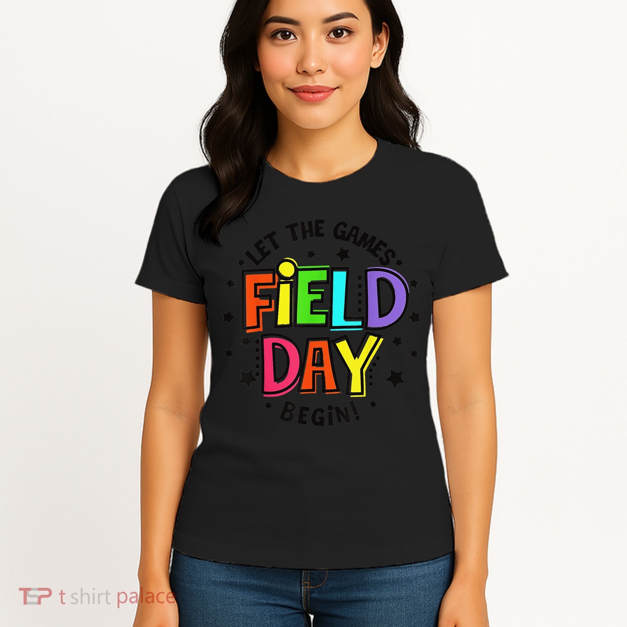 Teacher Student Field Day Let The Games Begin Field Day Women's T-Shirt