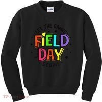 Teacher Student Field Day Let The Games Begin Field Day Kids Sweatshirt thumb 0