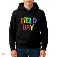 Teacher Student Field Day Let The Games Begin Field Day Kids Hoodie thumb 4