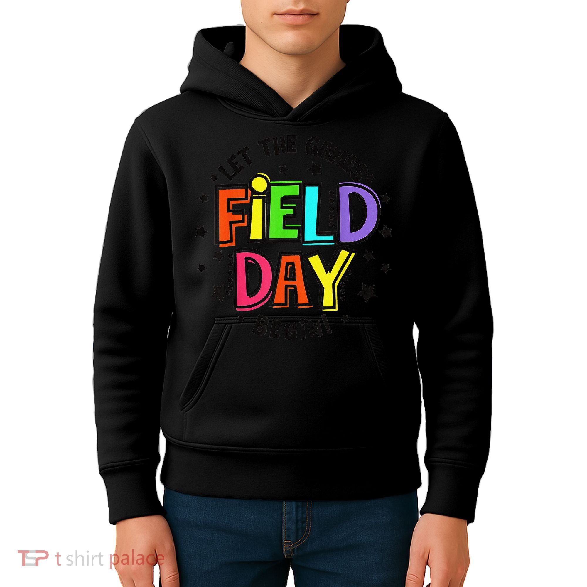 Teacher Student Field Day Let The Games Begin Field Day Kids Hoodie