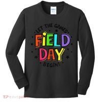 Teacher Student Field Day Let The Games Begin Field Day Kids Long Sleeve Shirt thumb 0