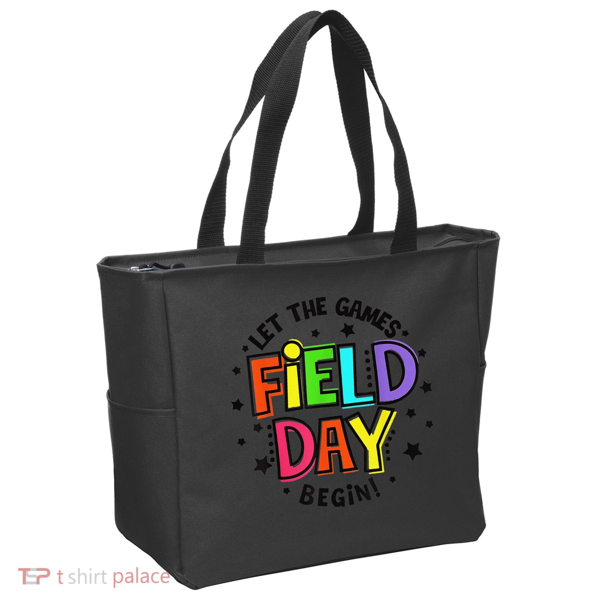 Teacher Student Field Day Let The Games Begin Field Day Tote Bag