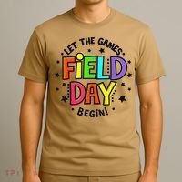 Teacher Student Field Day Let The Games Begin Field Day T-Shirt thumb 3