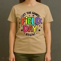 Teacher Student Field Day Let The Games Begin Field Day T-Shirt thumb 4