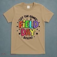 Teacher Student Field Day Let The Games Begin Field Day T-Shirt thumb 5