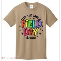 Teacher Student Field Day Let The Games Begin Field Day Kids T-Shirt thumb 0