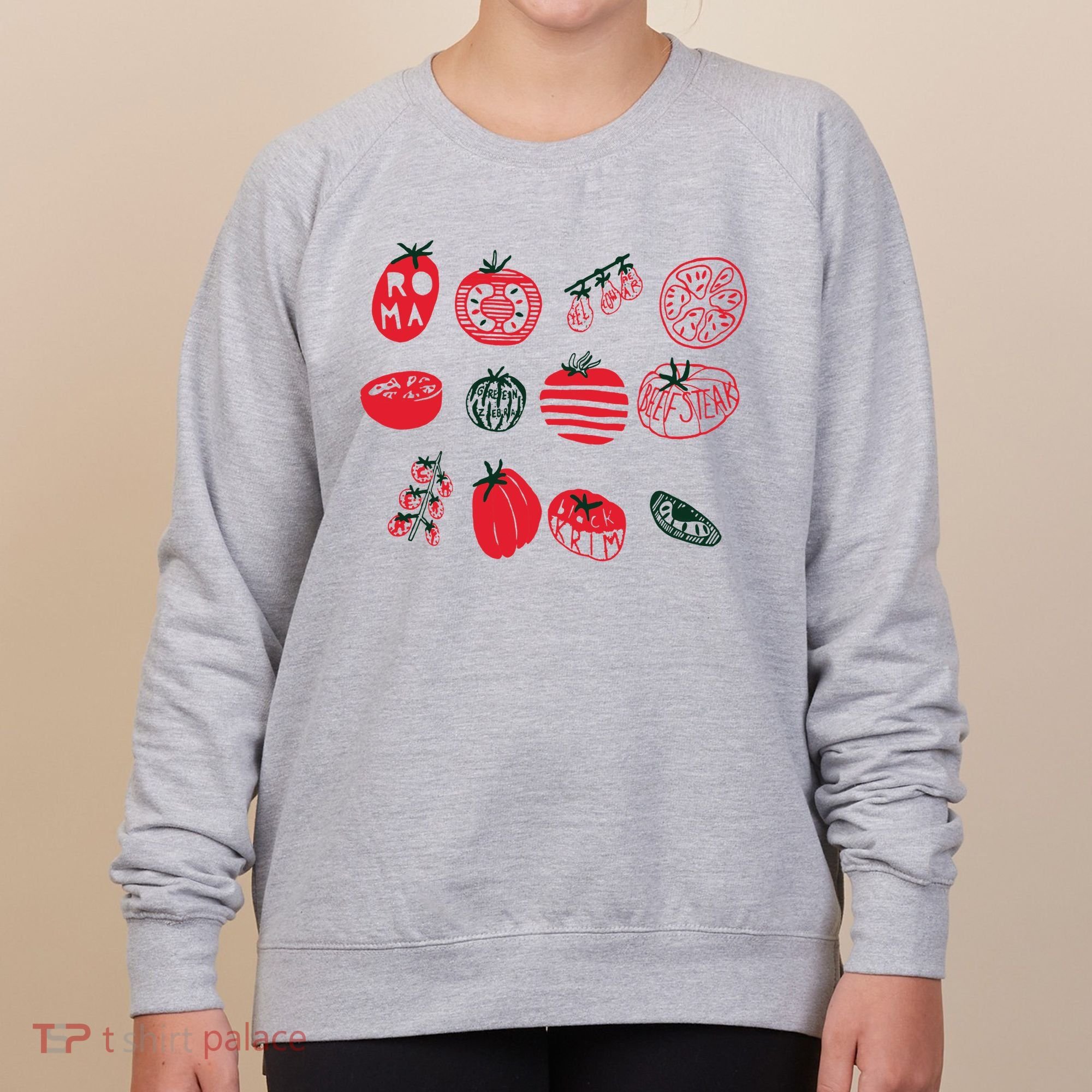 Tomato Shirts Foodie Gardening Gift Women's Sweatshirt