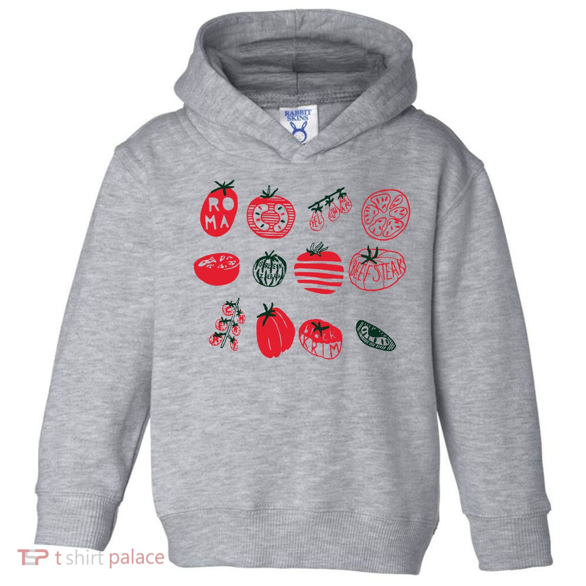Tomato Shirts Foodie Gardening Gift Toddler Hoodie