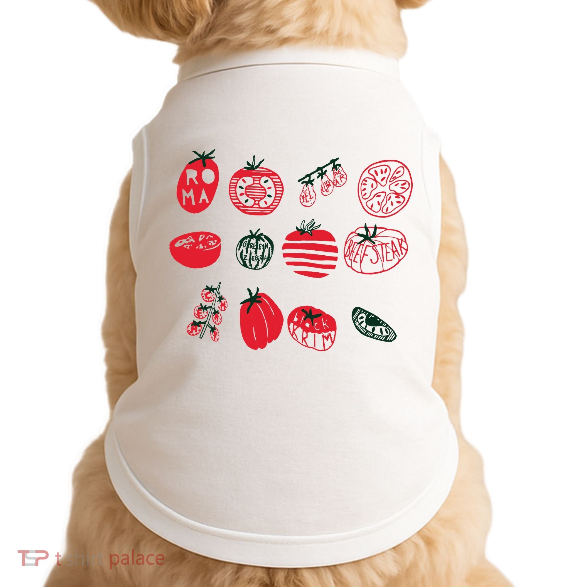 Tomato Shirts Foodie Gardening Gift Doggie Tank