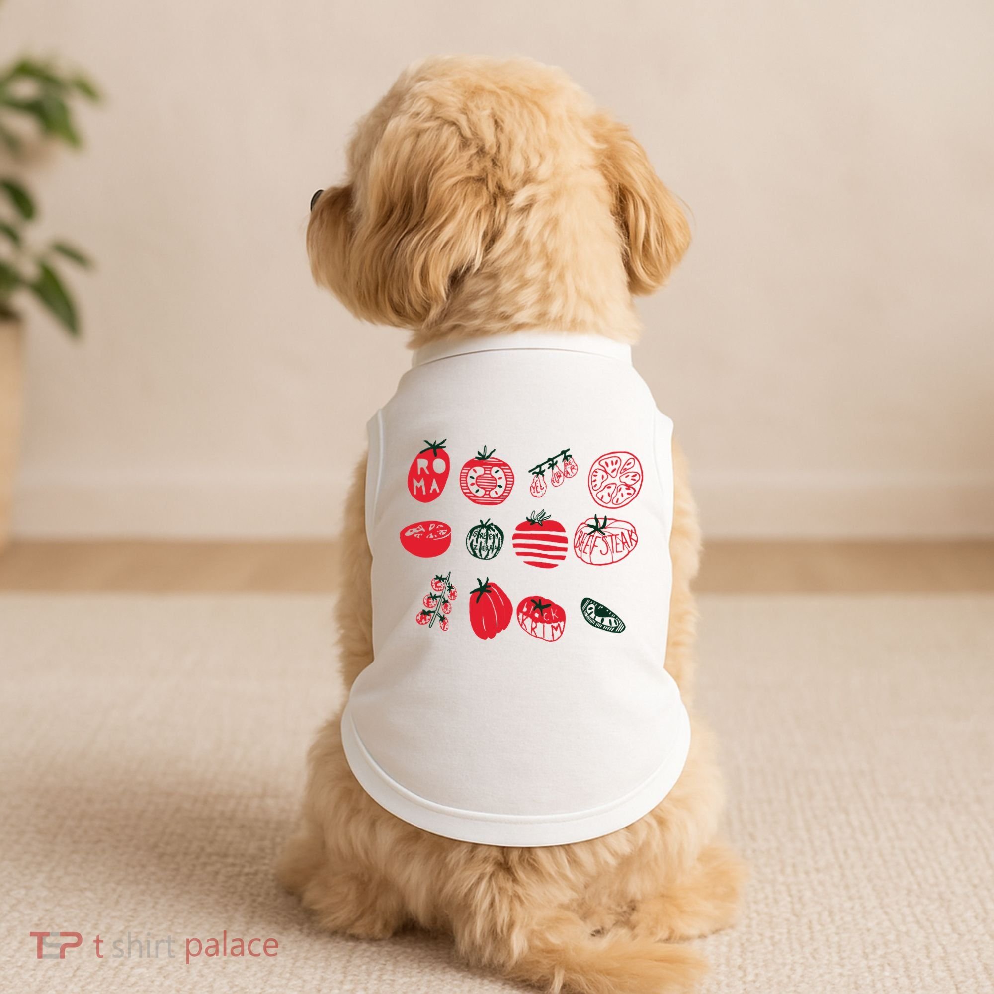 Tomato Shirts Foodie Gardening Gift Doggie Tank