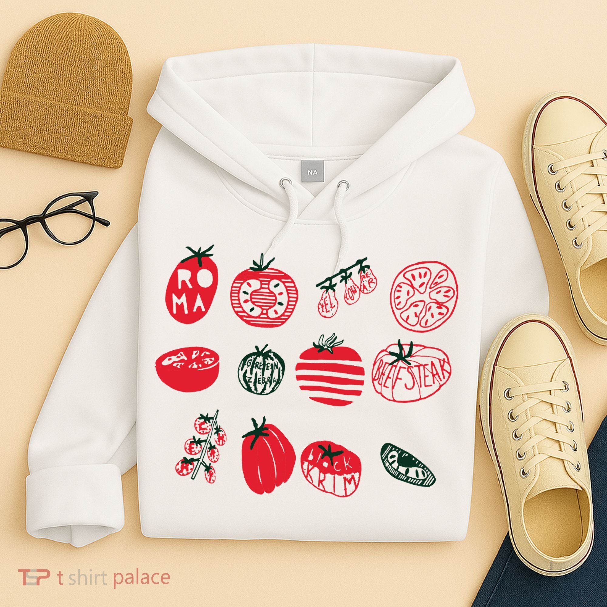 Tomato Shirts Foodie Gardening Gift Hoodie