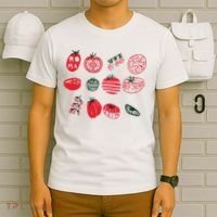 Tomato Shirts Foodie Gardening Gift T-Shirt thumb 6