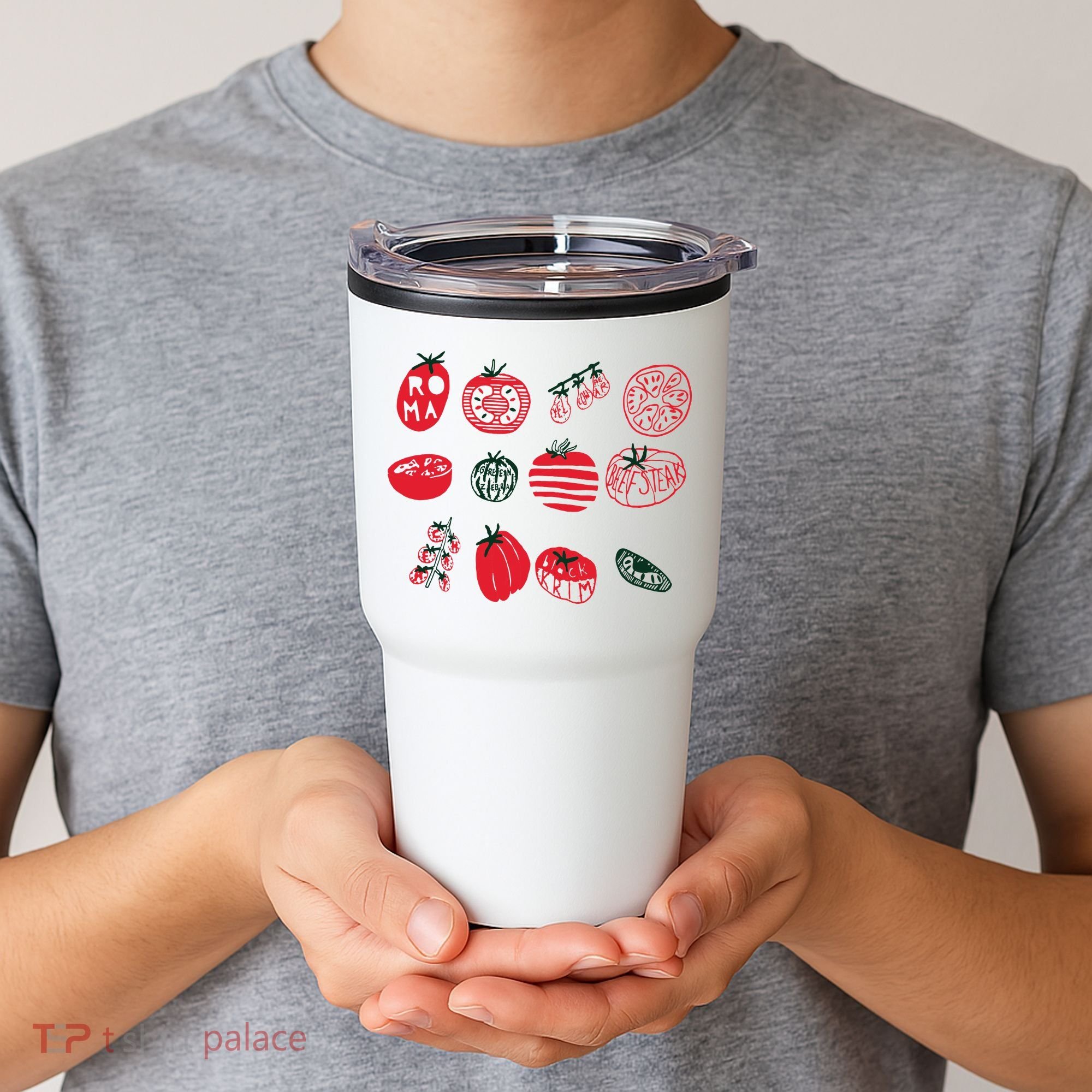Tomato Shirts Foodie Gardening Gift Tumbler