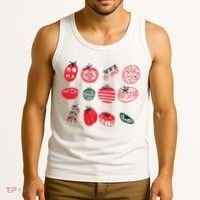 Tomato Shirts Foodie Gardening Gift Tank Top thumb 3
