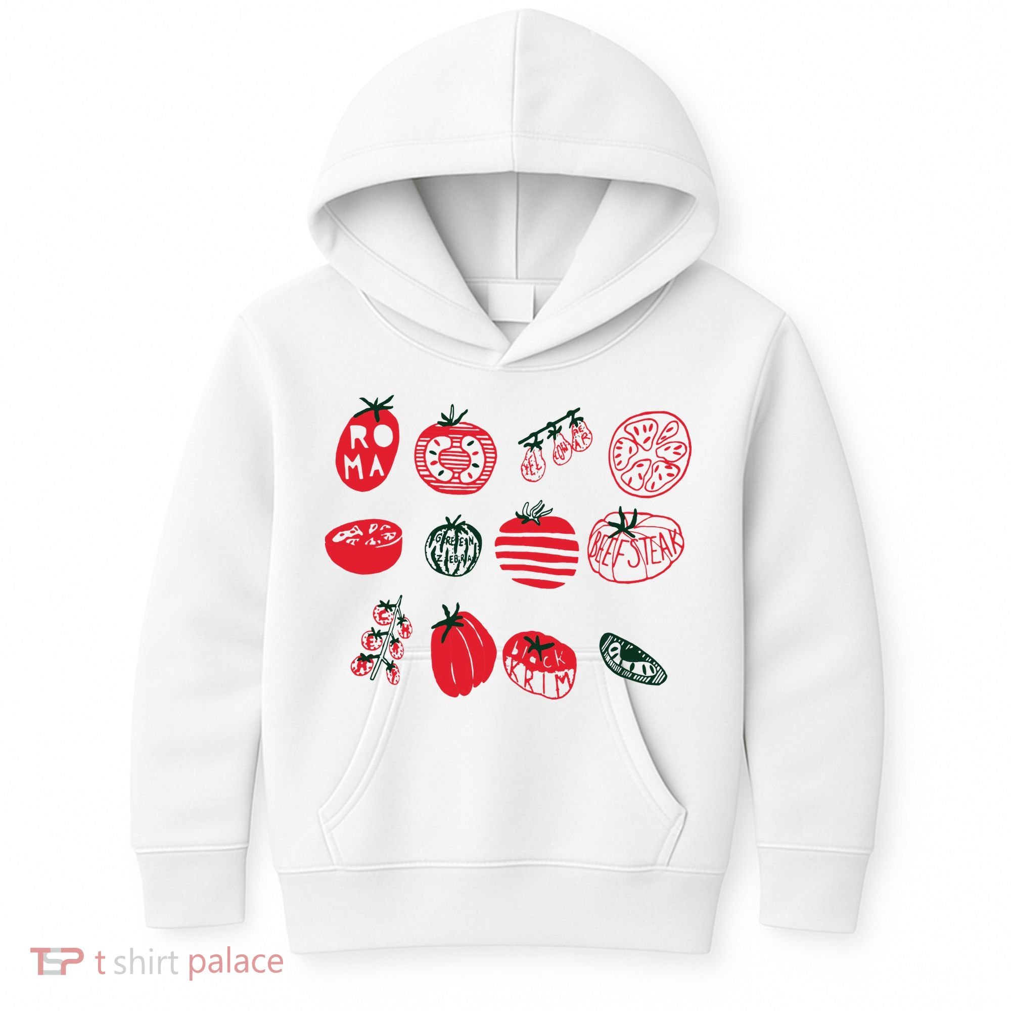 Tomato Shirts Foodie Gardening Gift Kids Hoodie