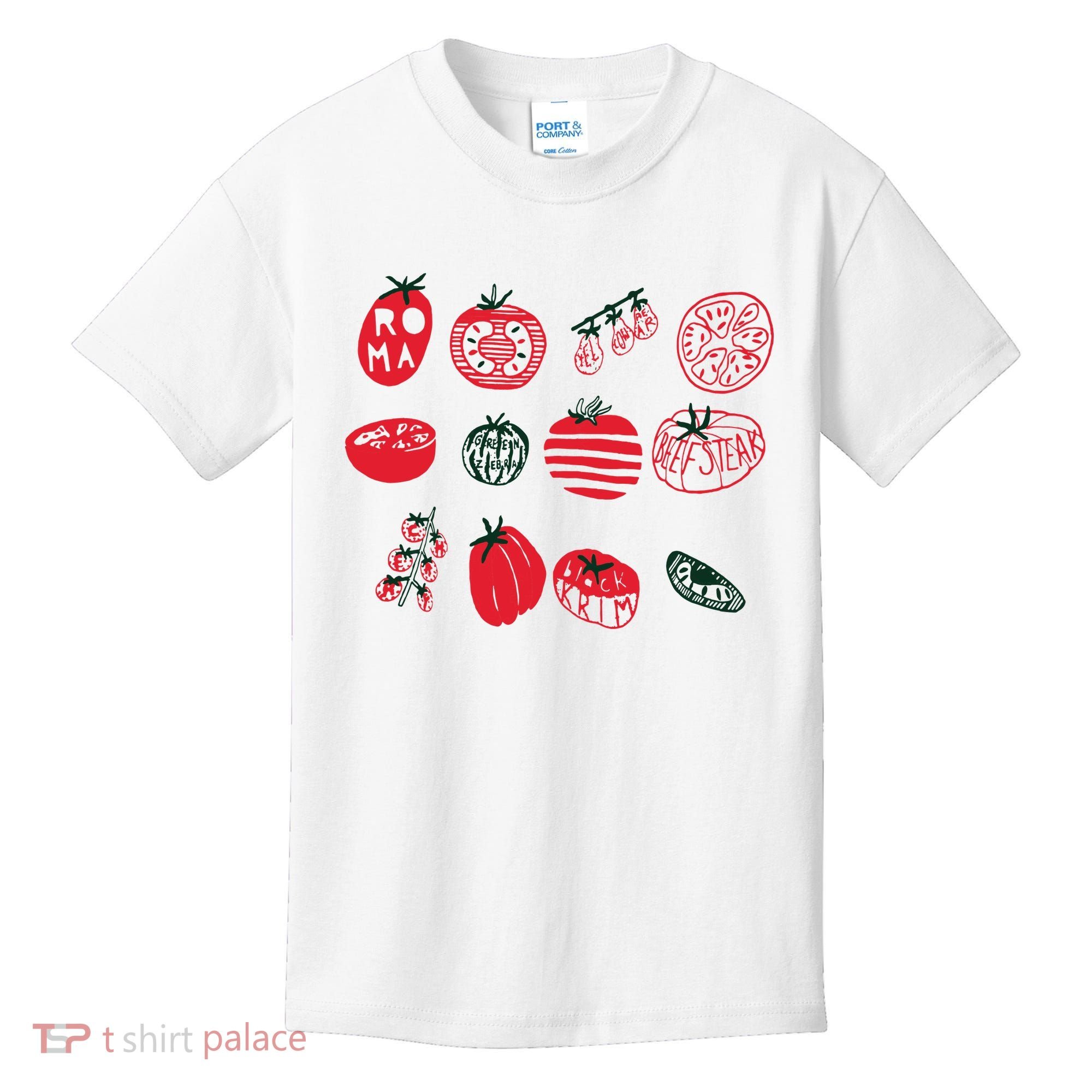 Tomato Shirts Foodie Gardening Gift Kids T-Shirt