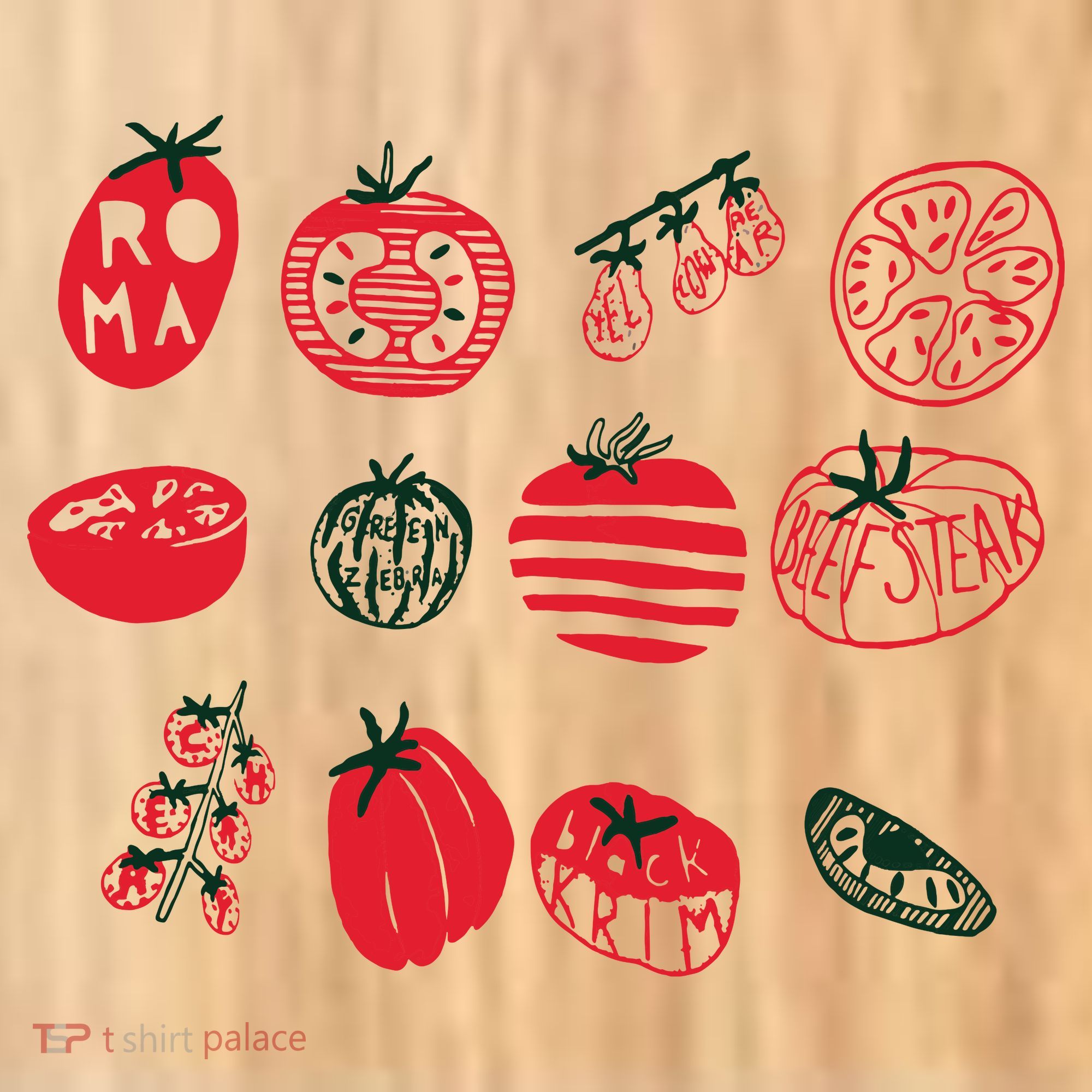 Tomato Shirts Foodie Gardening Gift Coaster