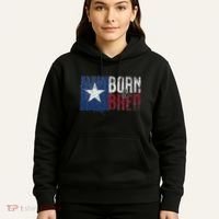 Texas State Flag Pride Born & Bred Native Home Hoodie thumb 5
