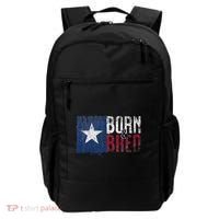 Texas State Flag Pride Born & Bred Native Home Backpack thumb 0