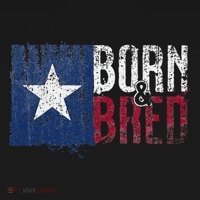 Texas State Flag Pride Born & Bred Native Home Hooded Wearable Blanket