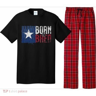 Texas State Flag Pride Born & Bred Native Home Pajama Set