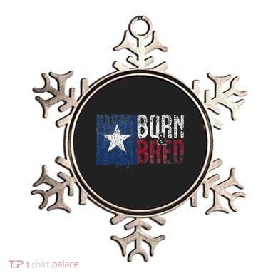 Texas State Flag Pride Born & Bred Native Home Ornament