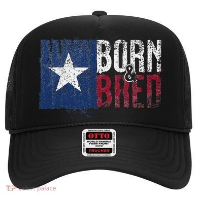Texas State Flag Pride Born & Bred Native Home Hat