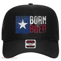 Texas State Flag Pride Born & Bred Native Home Hat thumb 0