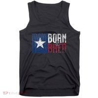 Texas State Flag Pride Born & Bred Native Home Tank Top thumb 0