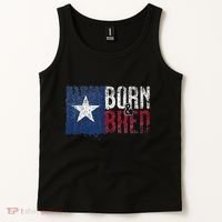 Texas State Flag Pride Born & Bred Native Home Tank Top thumb 2